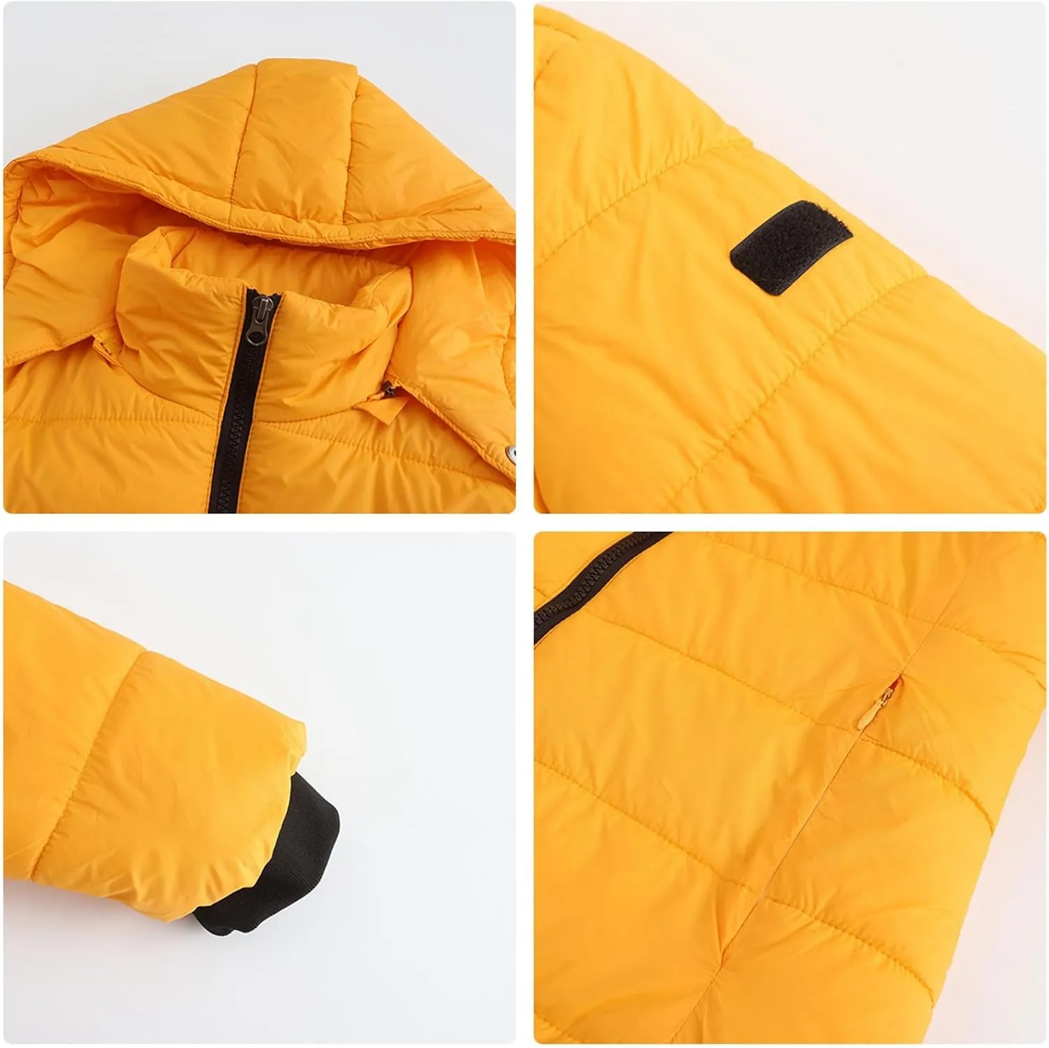 2023 Womens Packable Puffer Coat Trendy Windproof Lightweight Down Jacket Winter Warm Long Puffer Coat with Detachable Hood