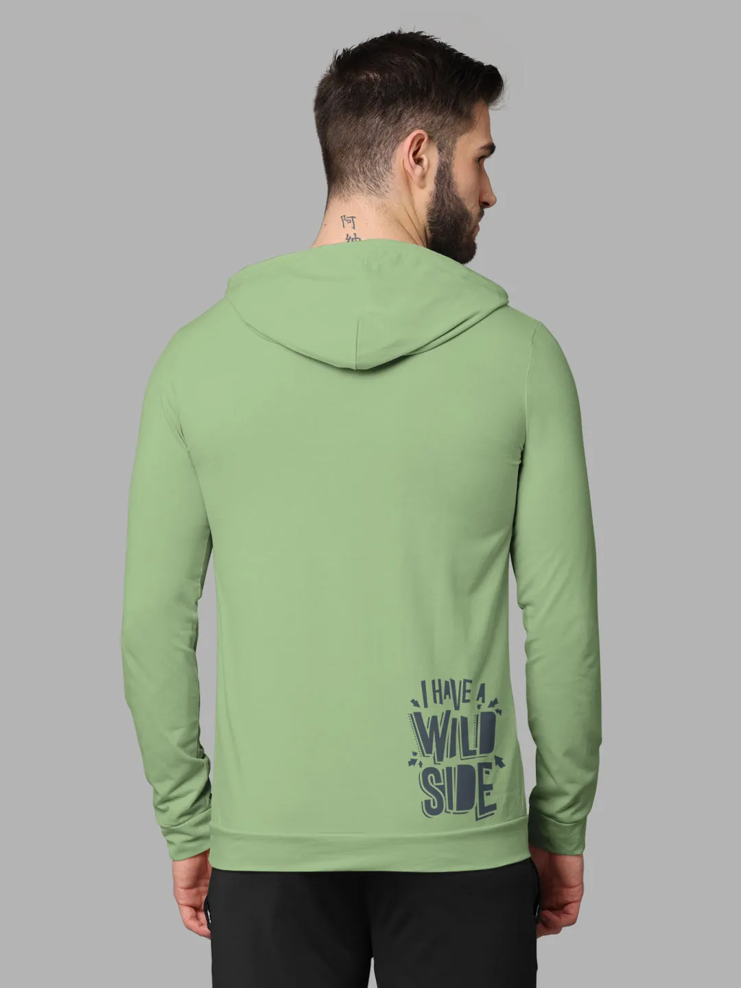 Bullmer Mens Loop Knit Hooded T Shirt by Hellcat