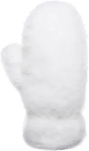 Funky Junque Fuzzy Mittens for Women Faux Fur Cold Weather Gloves Fleece Lined Cute Furry Fluffy Warm Winter Fashion