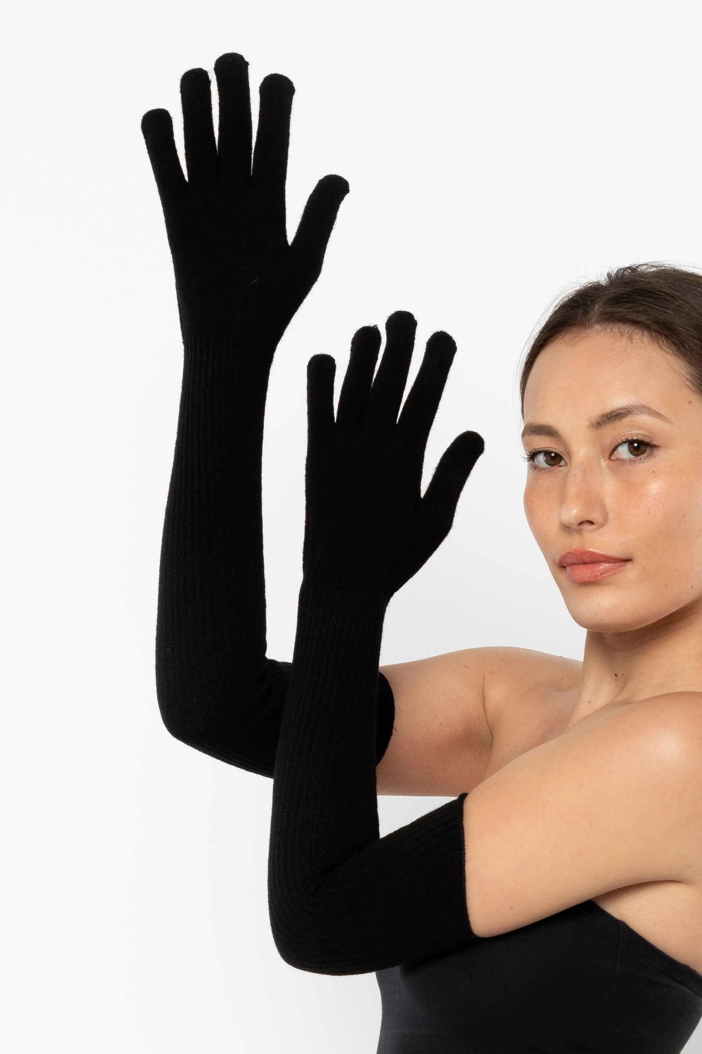 GLOVE02 - Long Unisex Acrylic Gloves