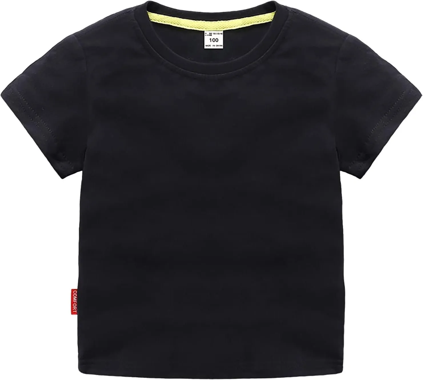 Kids Boys Girls Baseball T Shirt Toddler Baby Solid Color Tee Tops Short Sleeve Basic Blouse Casual Shirt Tops