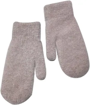 Knit Mittens for Women Warm Winter Fleece Lined Mittens Women‘s Gloves for Cold Weather