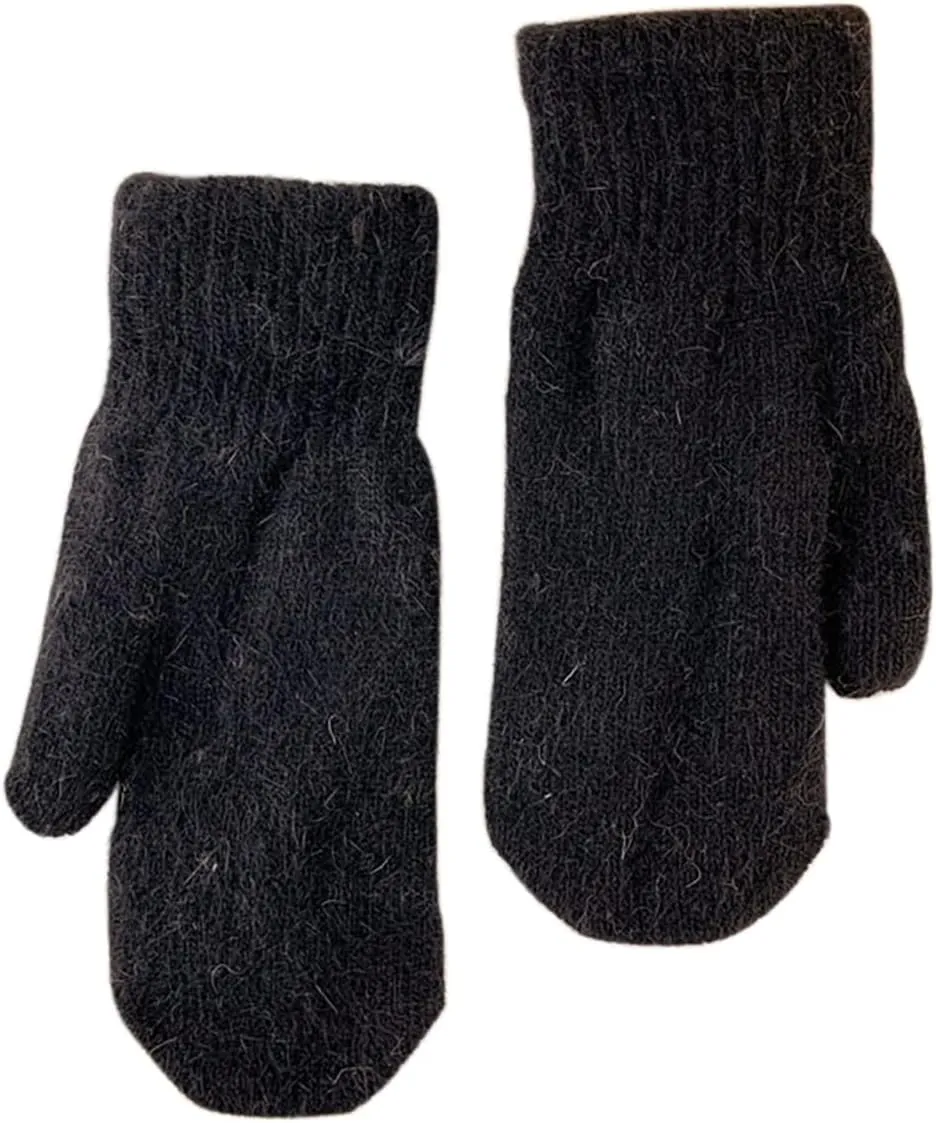 Knit Mittens for Women Warm Winter Fleece Lined Mittens Women‘s Gloves for Cold Weather