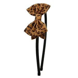 Leopard Headband: Brown