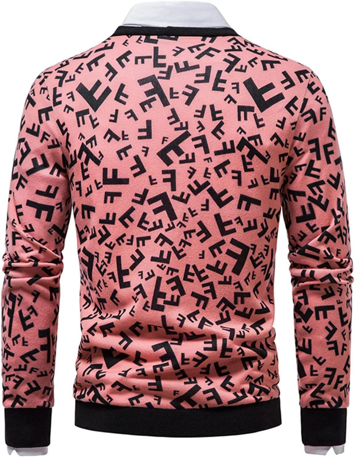 Men's Lightweight Wool Cardigan Sweater Wool Blend V Neck Buttons Knitwear Slim Fit Ethnic Print Casual Cardigans
