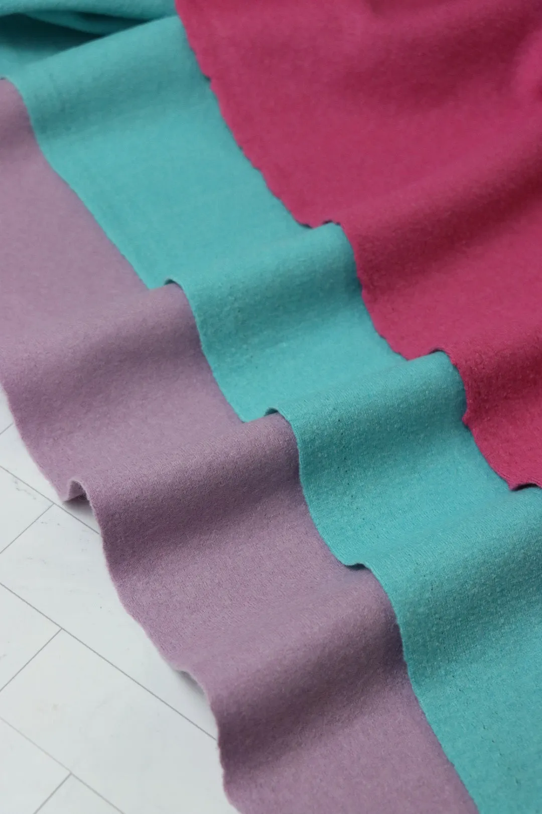 Pink Carnation Moscow Brushed Wool Knit | By The Half Yard