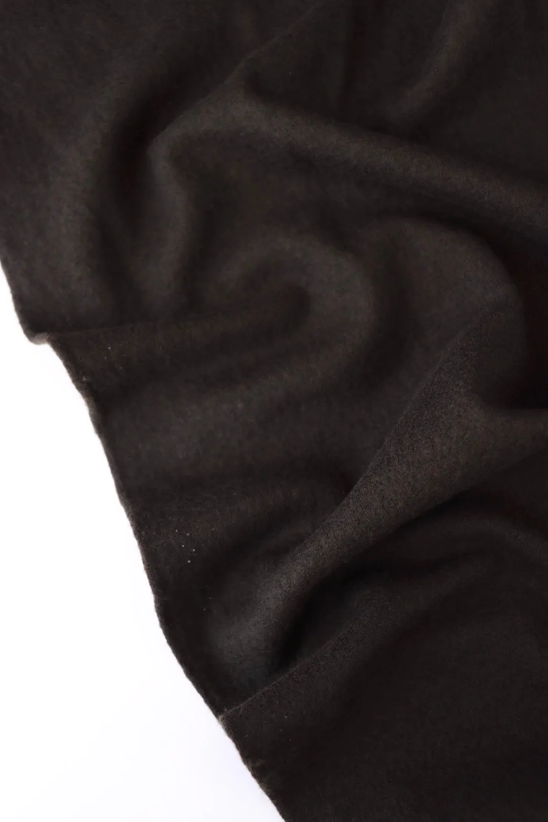 Wenge Brown Bellevue Brushed Wool Knit | By The Half Yard
