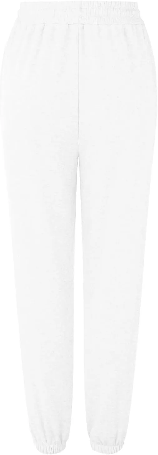 Women Casual Trendy Baggy Sweatpants with Pockets Oversize High Waist Gym Stretch Fit Jogger Pants Workout Lounge Trousers
